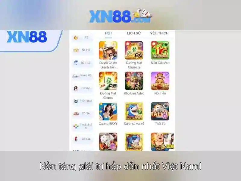 Các tính năng nổi bật của xn88