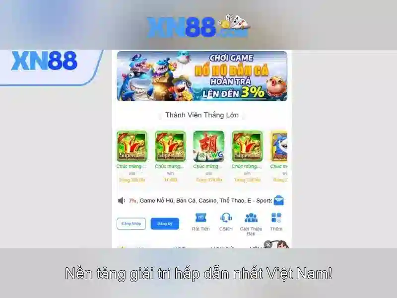 xn88 - Một nền tảng casino trực tuyến uy tín ở châu Á